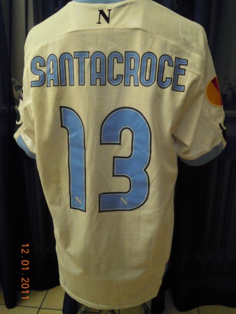 santacroce indossata steaua bucarest-napoli primo tempo